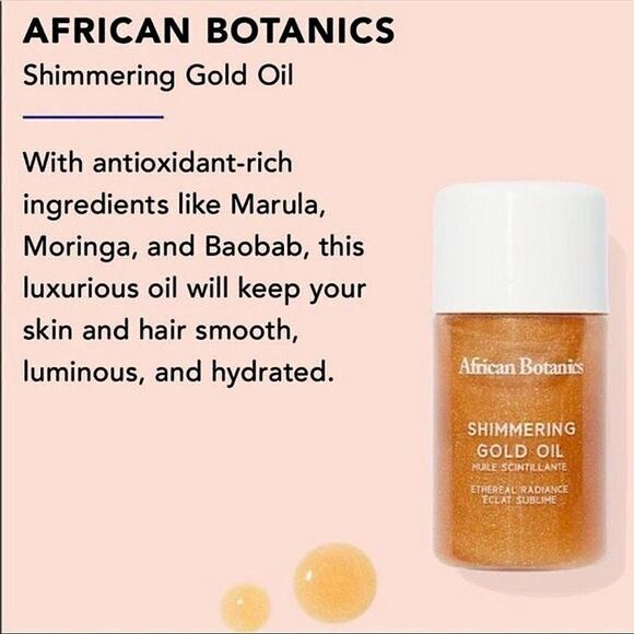African Botanics Shimmering Gold Oil - Picture 4 of 12